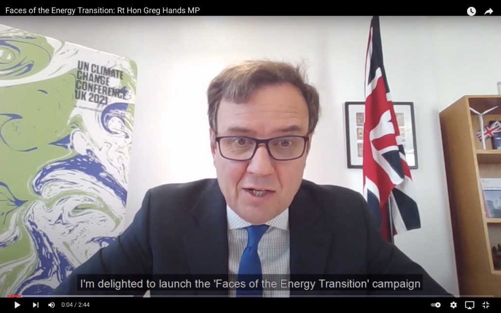 UK energy minister celebrates “once-in-a-generation” green jobs opportunity as part of ‘Faces of the Energy Transition’ campaign